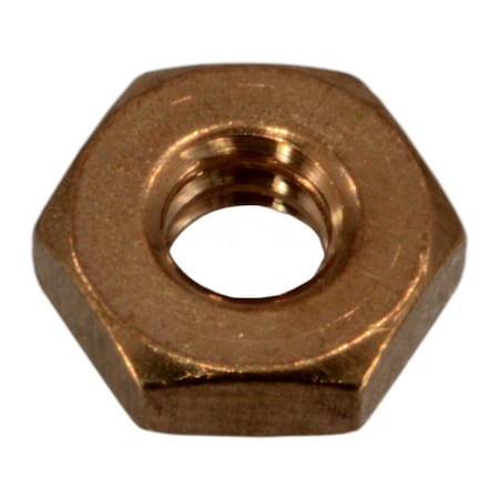 Midwest Fastener Hex Nut, #10-24, Silicon Bronze, 10 PK 39963